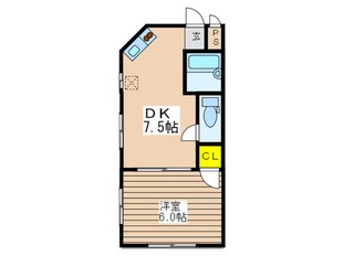 コーポホリトミの物件間取画像